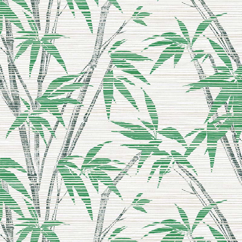 Nº434 : Papier Peint - Feuilles de Bambou